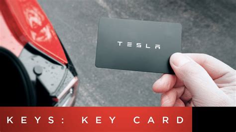 tesla model 3 key card